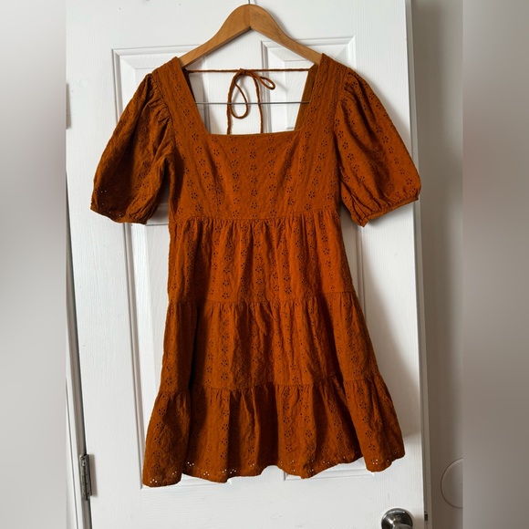 Gianni Bini Dresses & Skirts - Gianni Bini Women's Smocked Tie-Back Mini Dress - Size Small